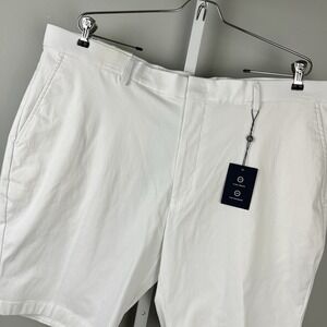 Jos. A. Bank Traveler Active Chino Shorts‎ Mens 42R White Tailored Fit New NWT